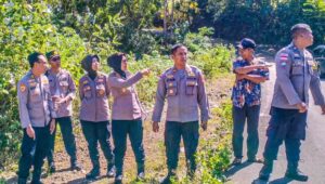 Polres Lombok Barat Dampingi Polda NTB Tinjau Lahan Jagung di Sekotong