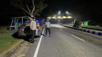 Polsek Kediri Intensifkan Patroli Blue Light di Jalur Rawan BIL Lombok Barat