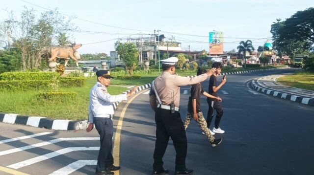 Jamin Kamseltibcarlantas, Sat Lantas Lobar Fokus Gatur Pagi dan Penindakan